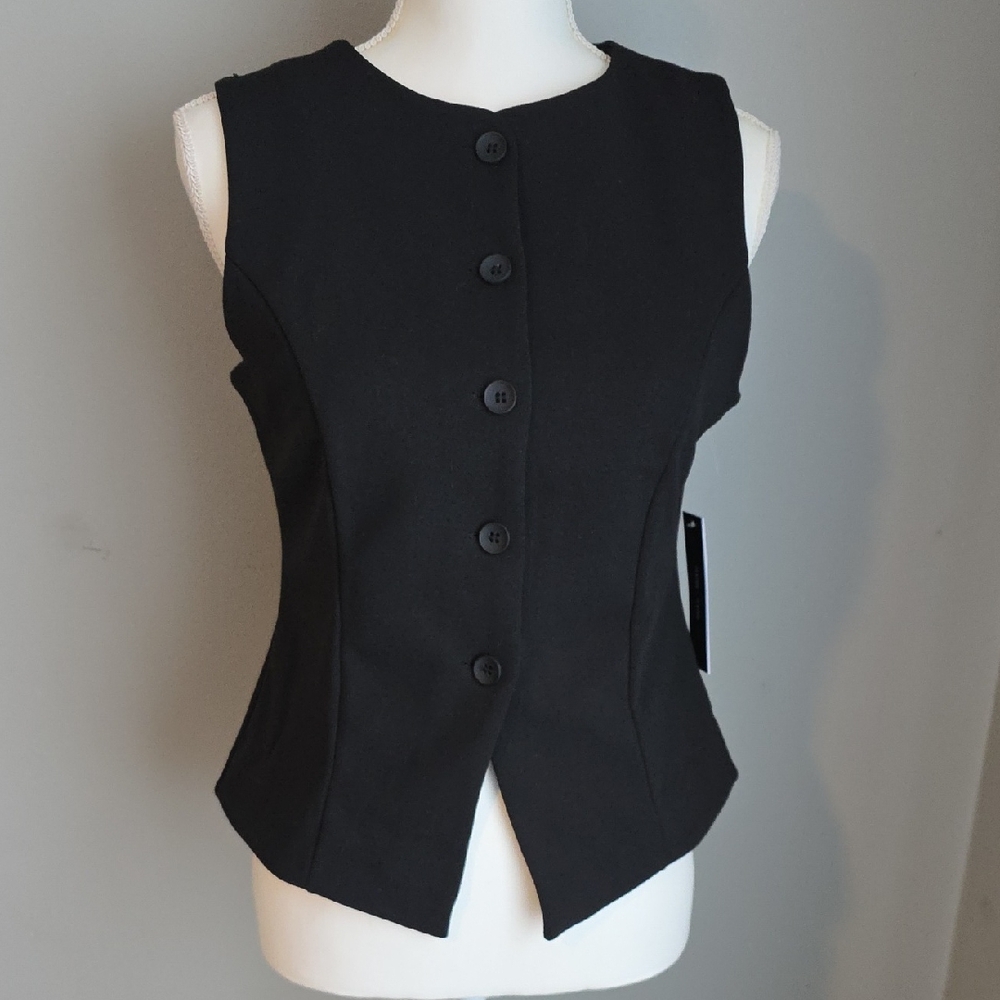 Black Vest Junior's Size Medium NWT